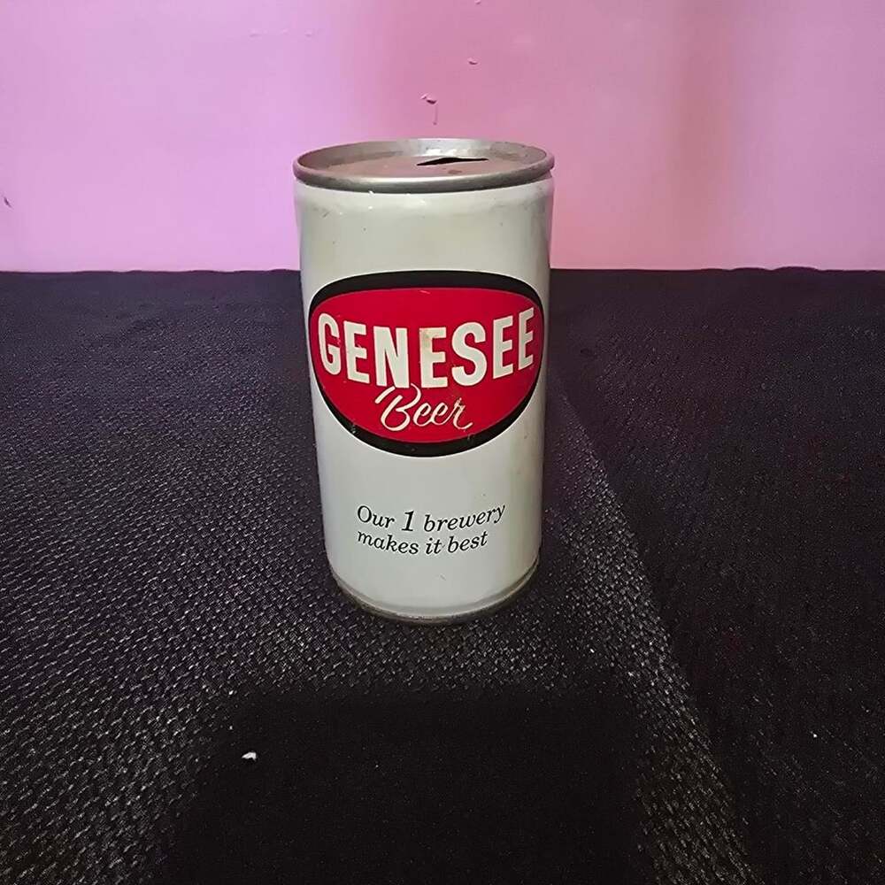 Vintage Genesee Beer Pull Tab Can 12 oz Advertising